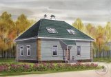 Проект газобетонного коттеджа №2480