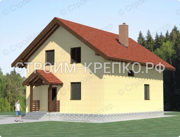 Проект каркасного дома 3039
