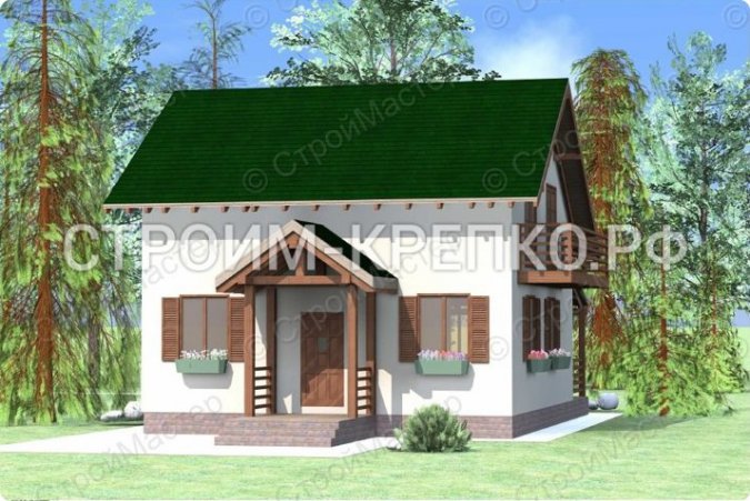 Проект каркасного дома № 3040